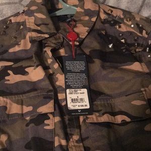 True religion camo shirt/jacket